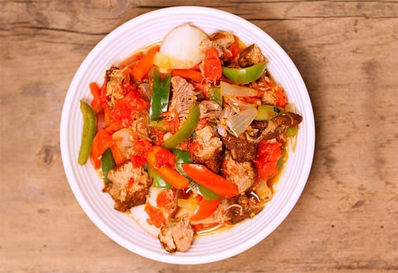 Foodservice Recipe - Pork & Pepper Stew