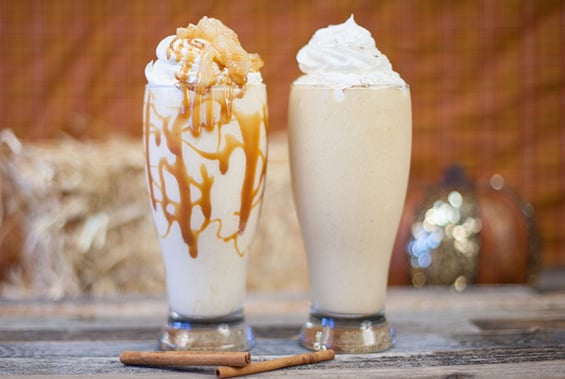 Food service menu item: Caramel Apple Shake