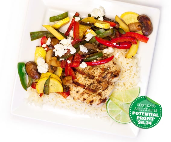 Food service recipe: Mediterranean Lemon Chicken