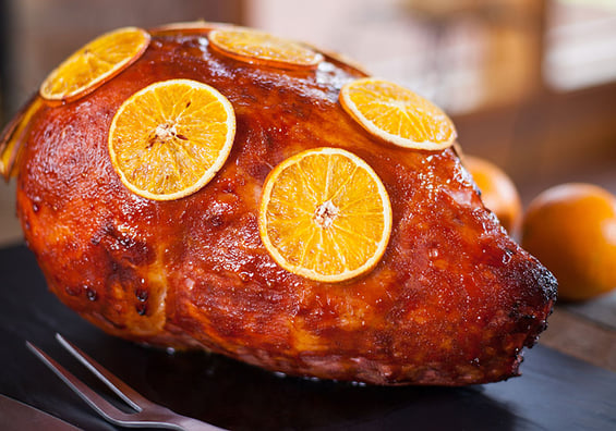 Food Service Menu Item: Orange Glazed Ham
