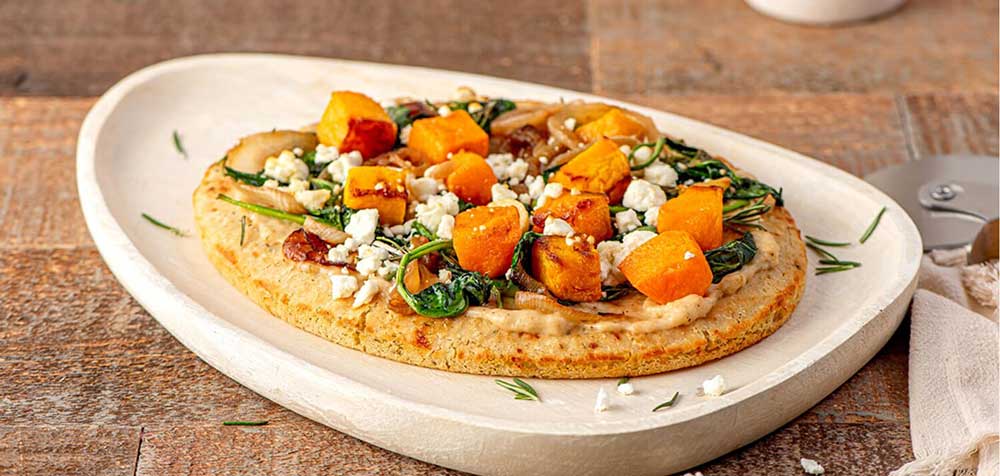 butternut squash pinsa