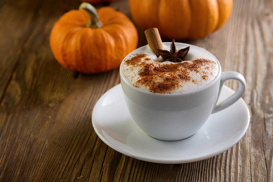fall pumpkin cappuccino