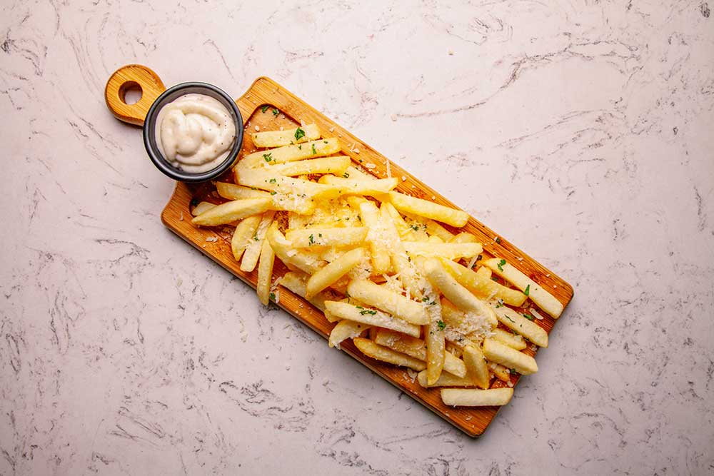 garlic parmesan fries